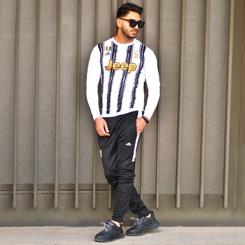 ست ورزشي تيشرت شلوار يوونتوس مردانه مدل Rabin