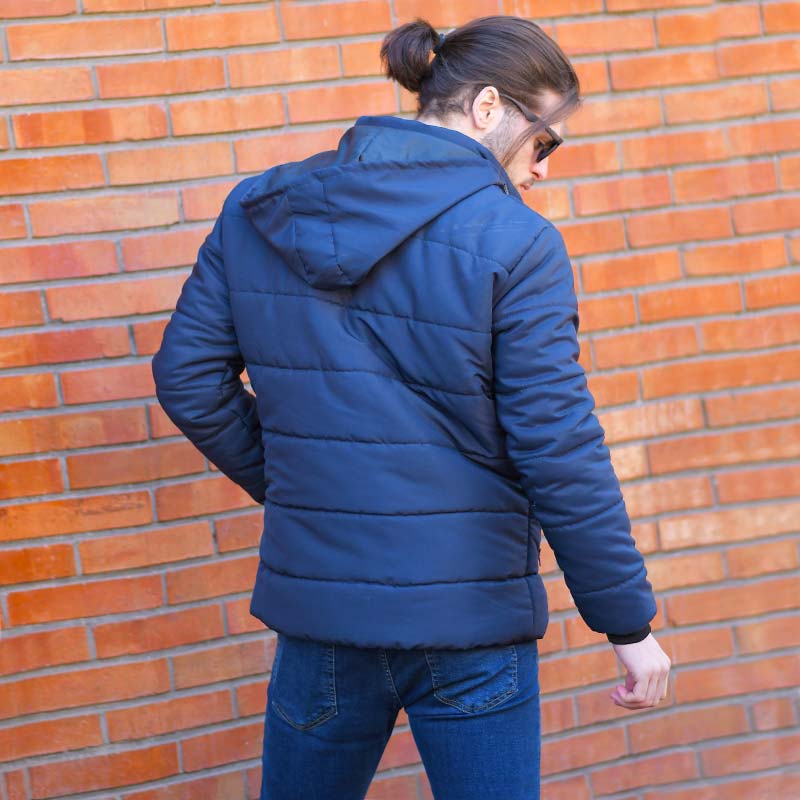 کاپشن مردانه سرمه ای Hirash