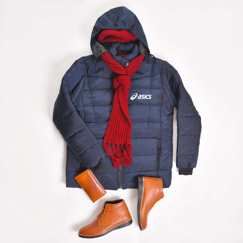 کاپشن مردانه سرمه ای Hirash