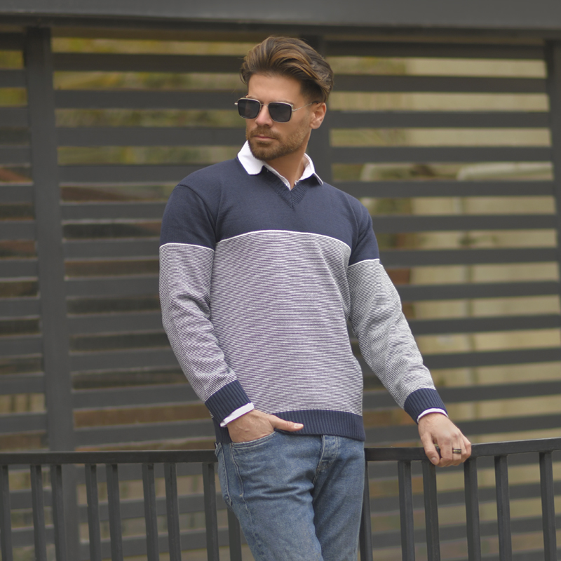 پلیوربافت مردانه مدل Yamor