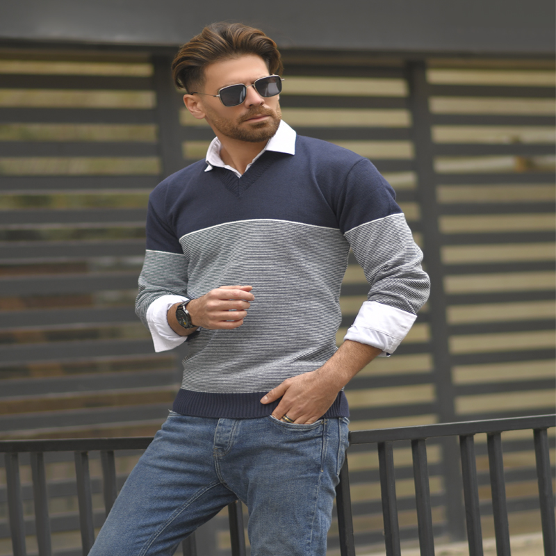 پلیوربافت مردانه مدل Yamor