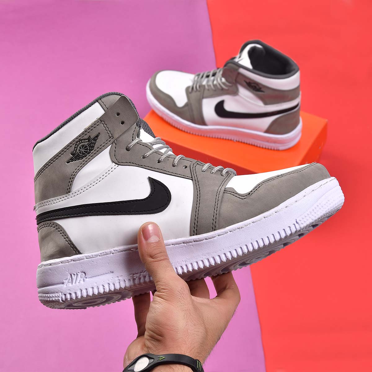 کفش ساق بلند جردن مردانه مدل tiran