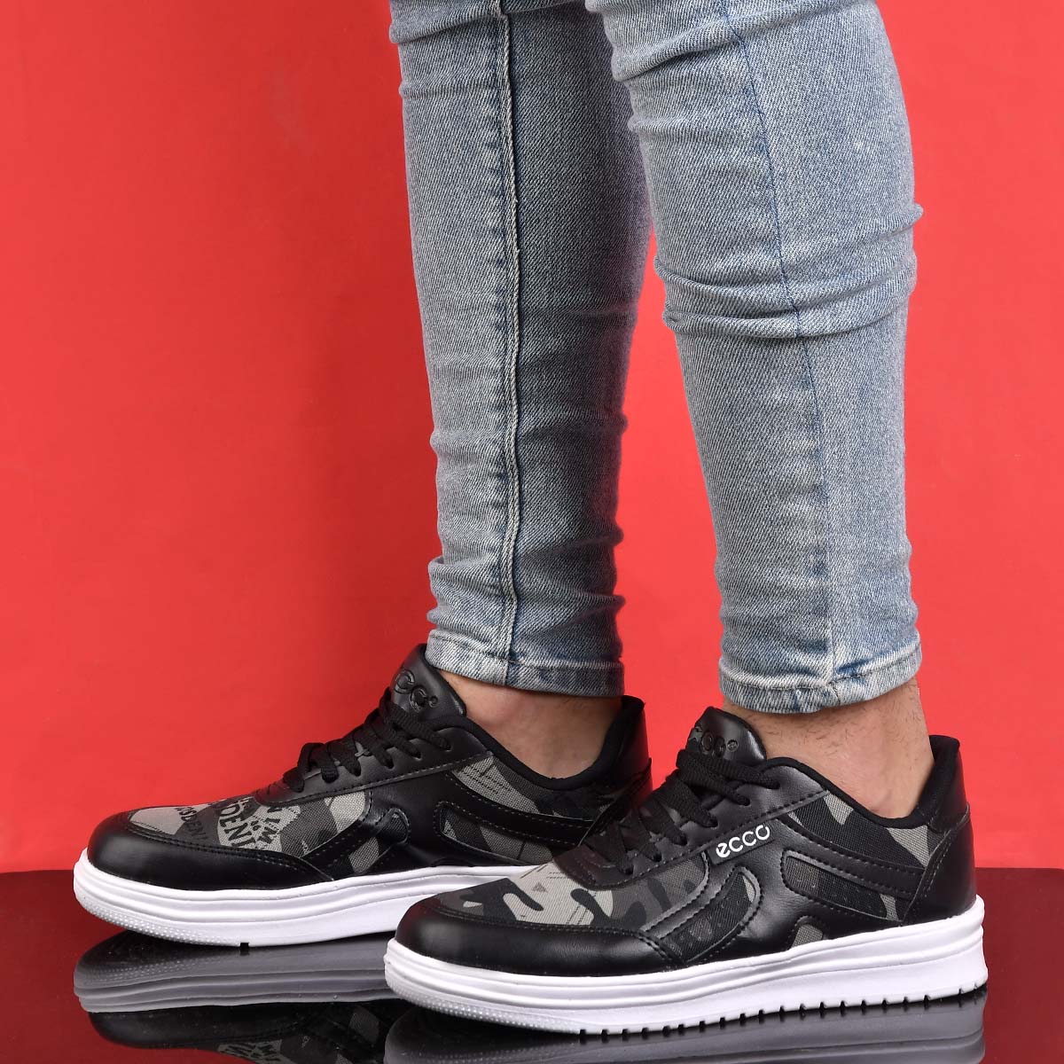 کفش مردانه eccoچریکی مدل bakhsha