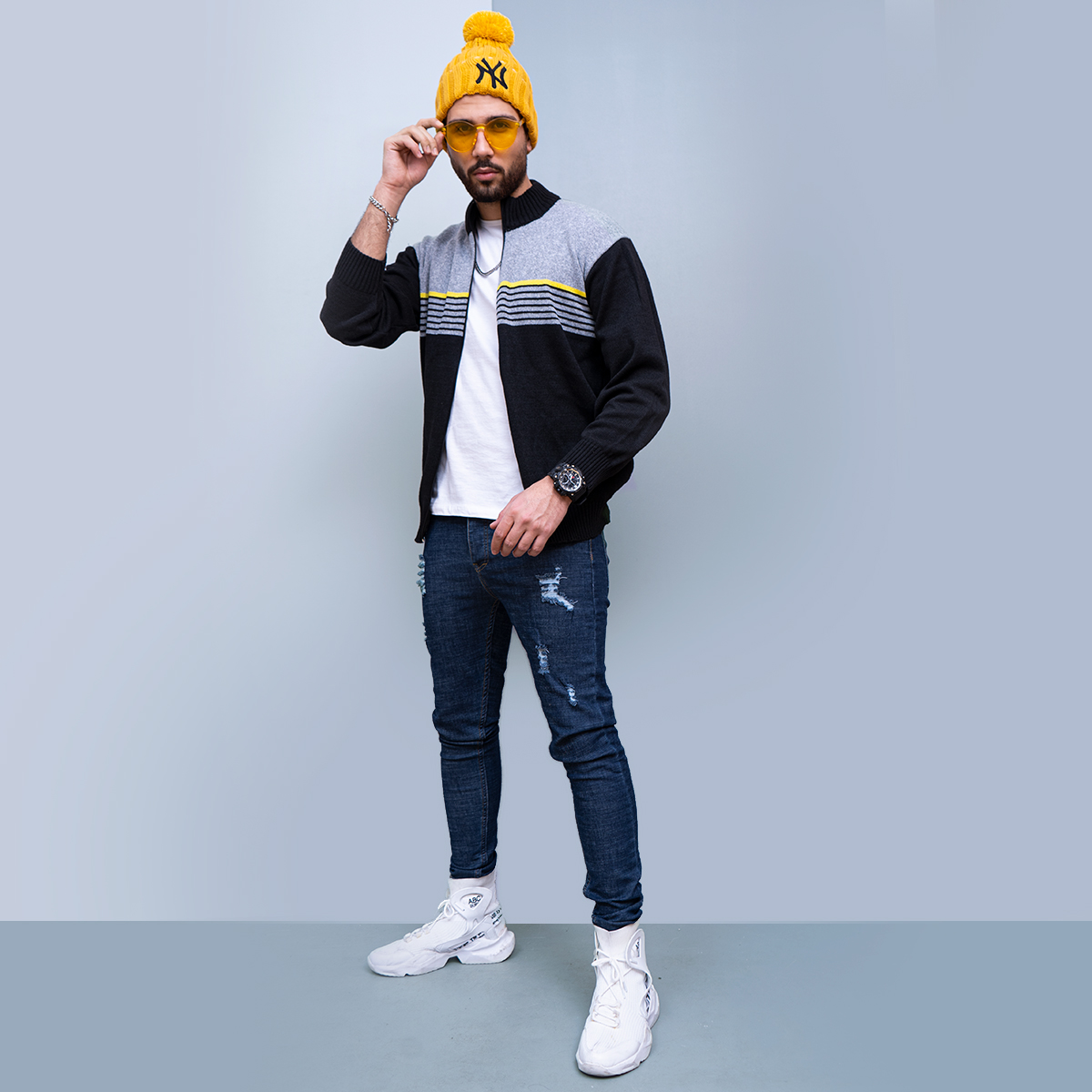 سوئيشرت مردانه بافت مدل Artan