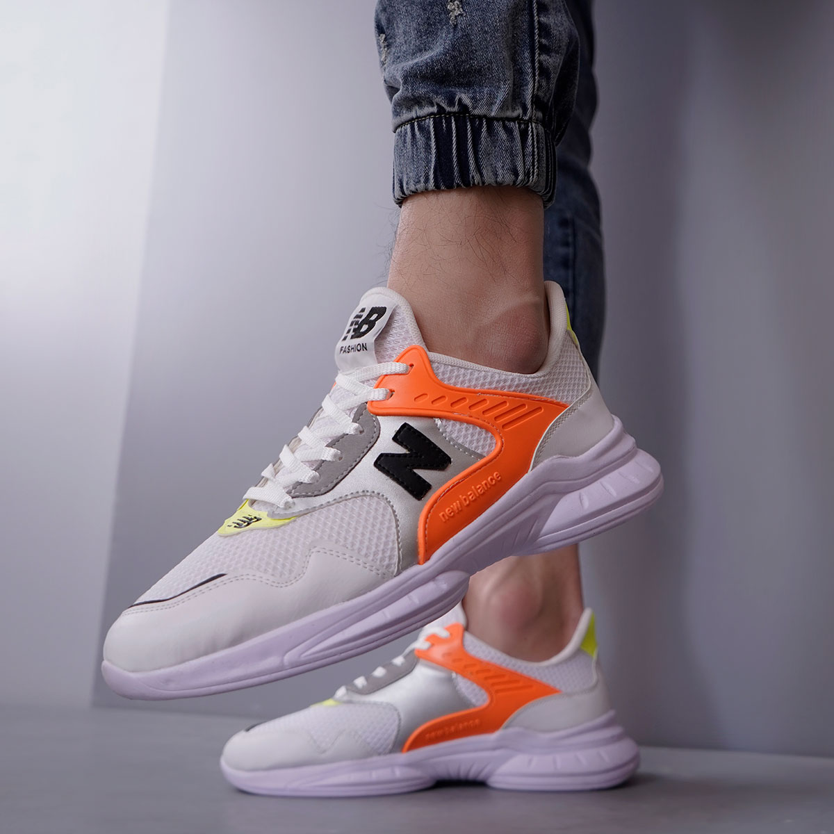 کفش ورزشی مردانه سفید مدل Nadin