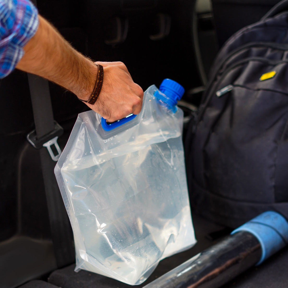 گالن آب تاشو مسافرتی