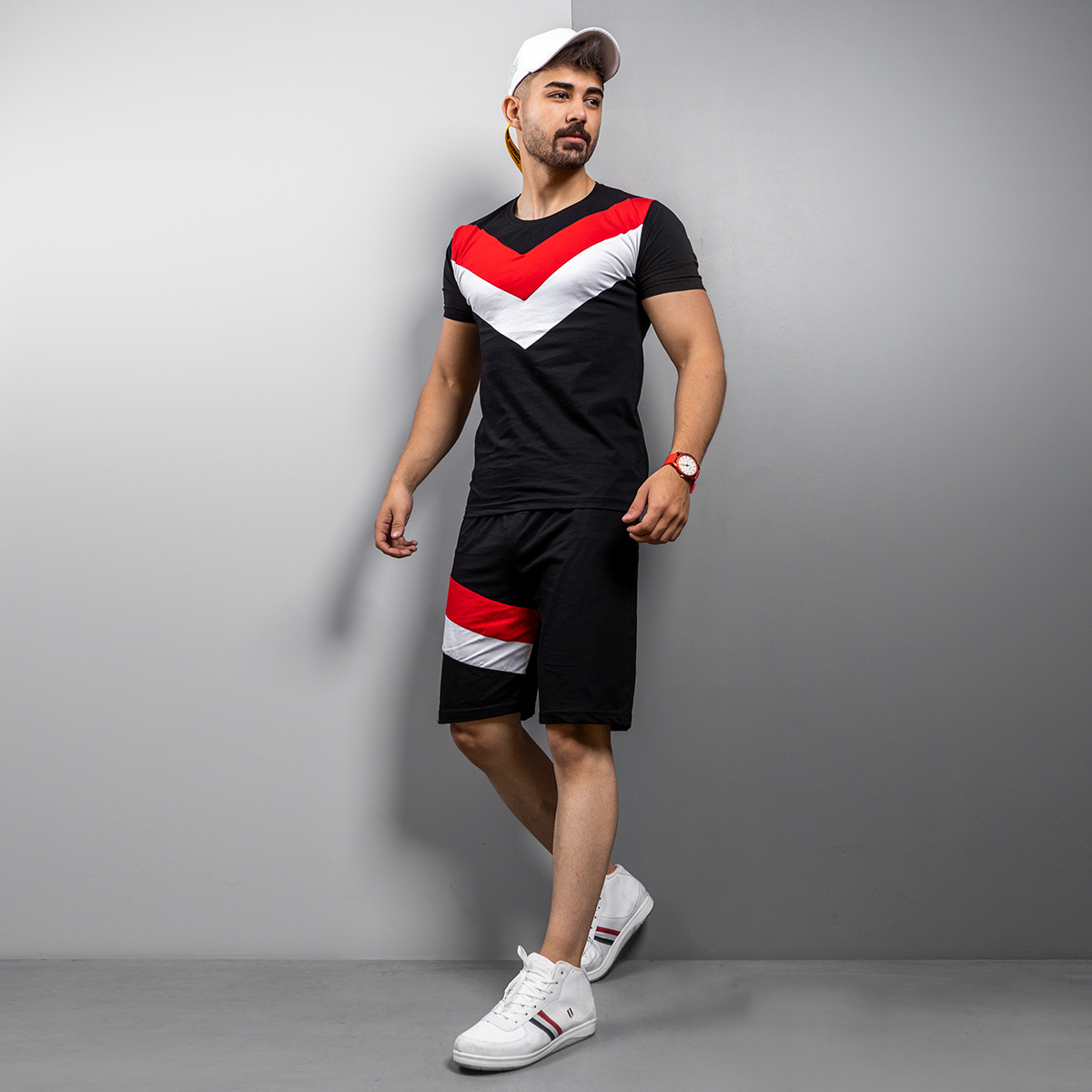 ست تیشرت شلوارک مردانه مدل Kalpa