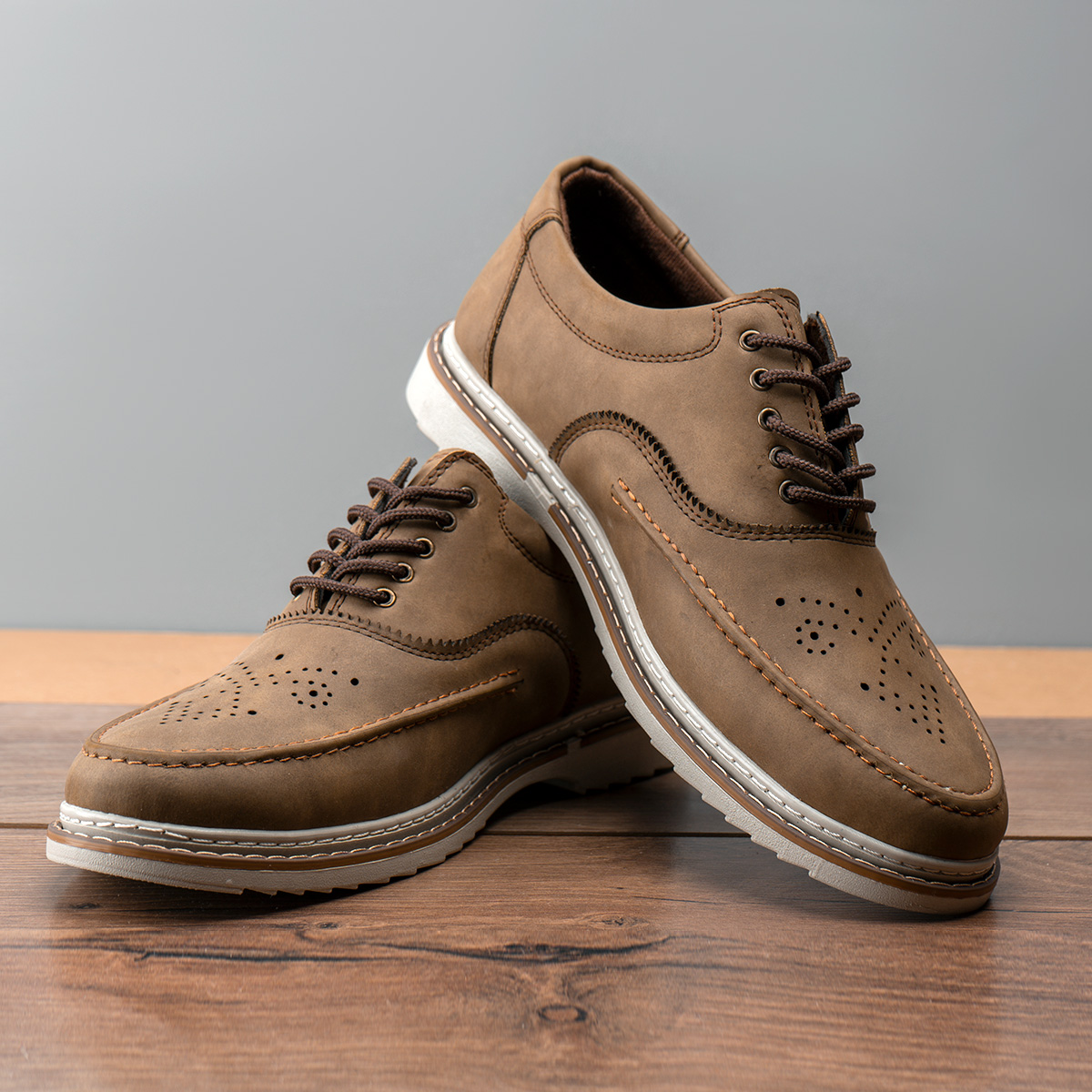کفش مردانه خاکی مدل sevik