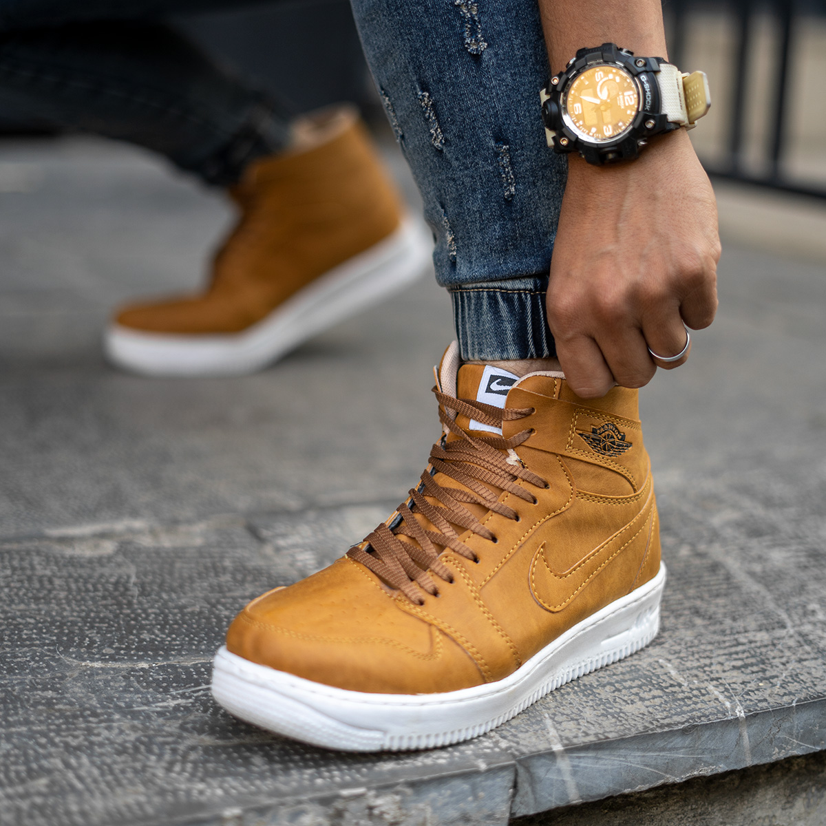 کفش نیم بوت نایک مردانه مدل Doman