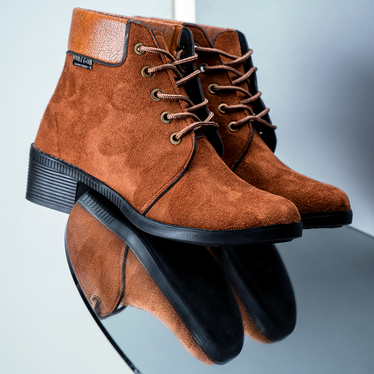 نیم بوت دخترانه قهوه ای مدل Diana