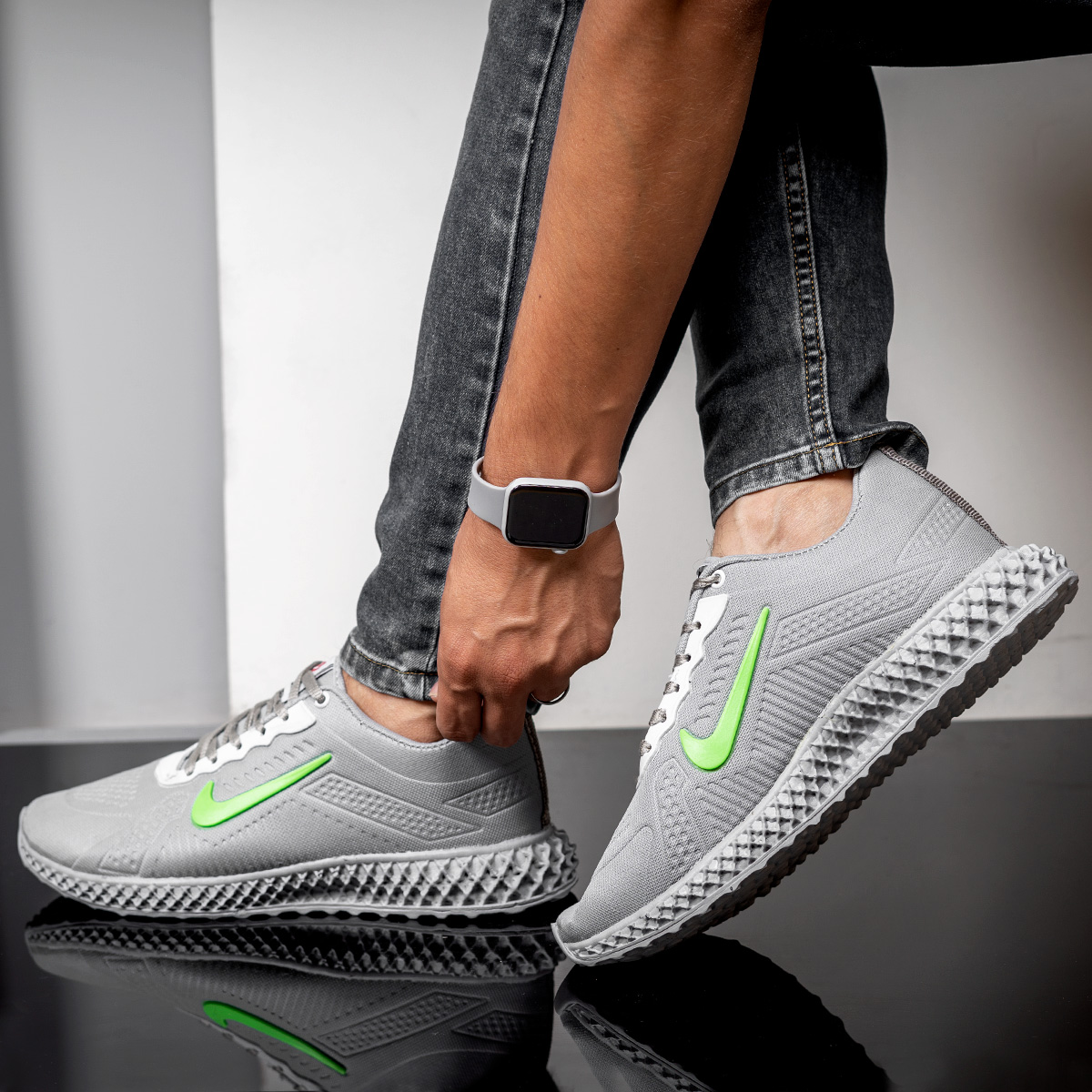 کفش ورزشی مردانه(T) نایک سبز مدل Z320