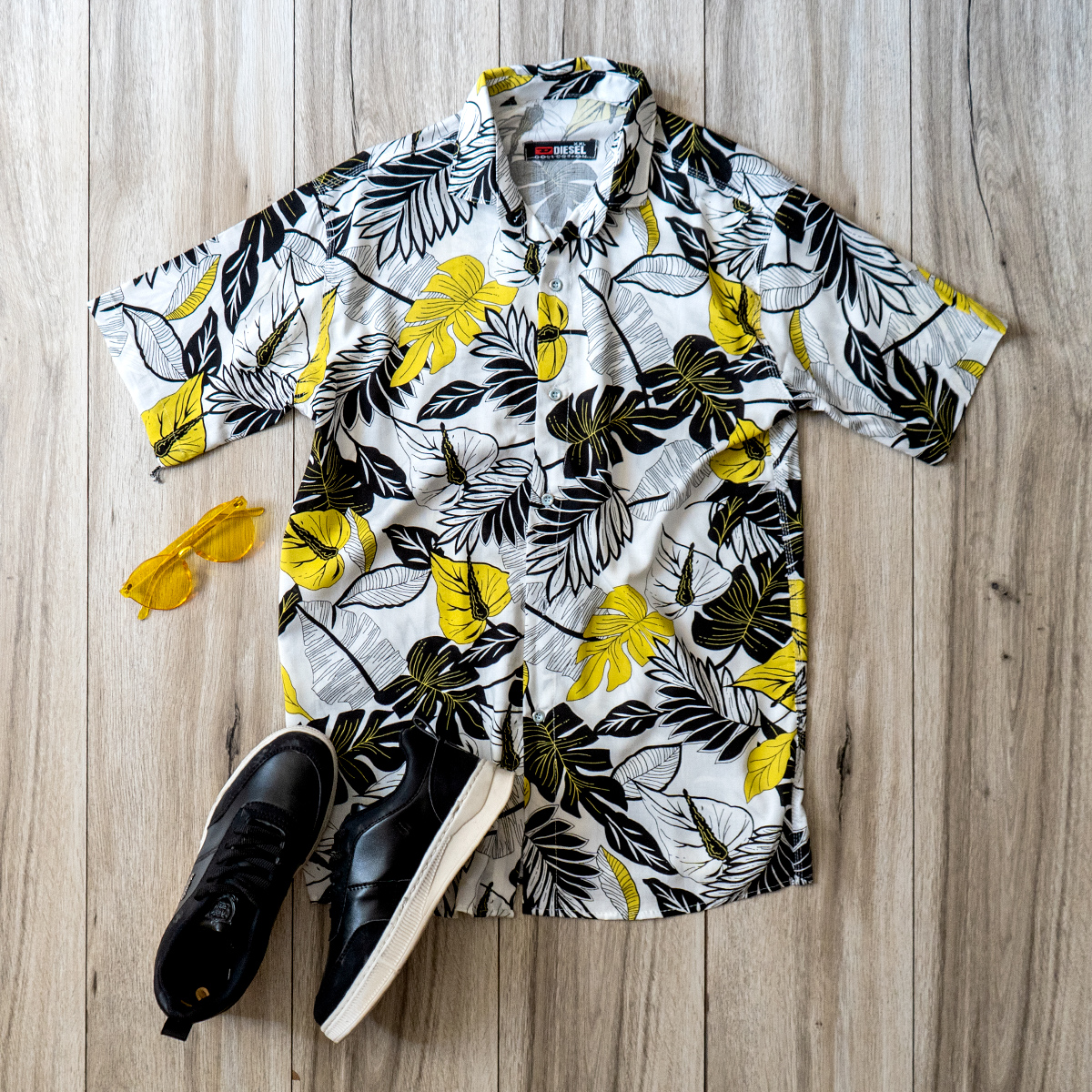 پیراهن هاوایی (T)مردانه مدل Titen