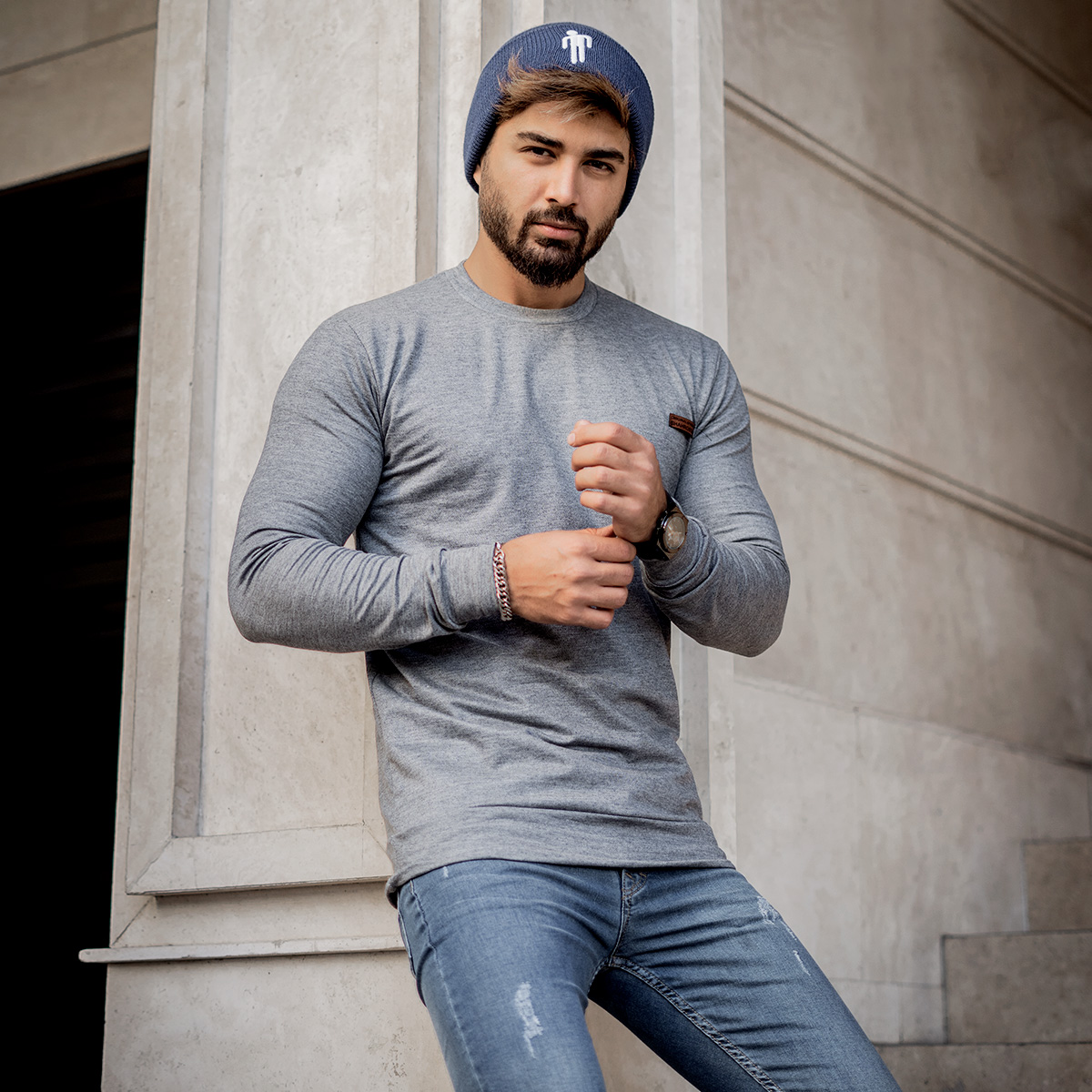 دورس مردانه طوسی روشن مدل Artin