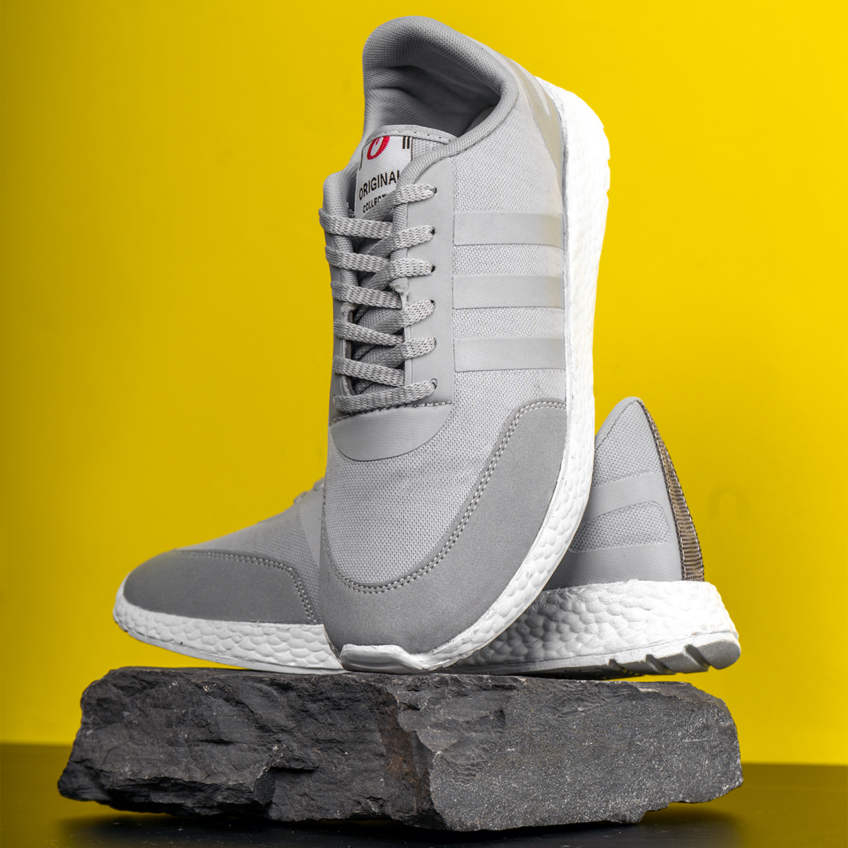 کفش ورزشی آدیداس مردانه طوسی مدل Hami