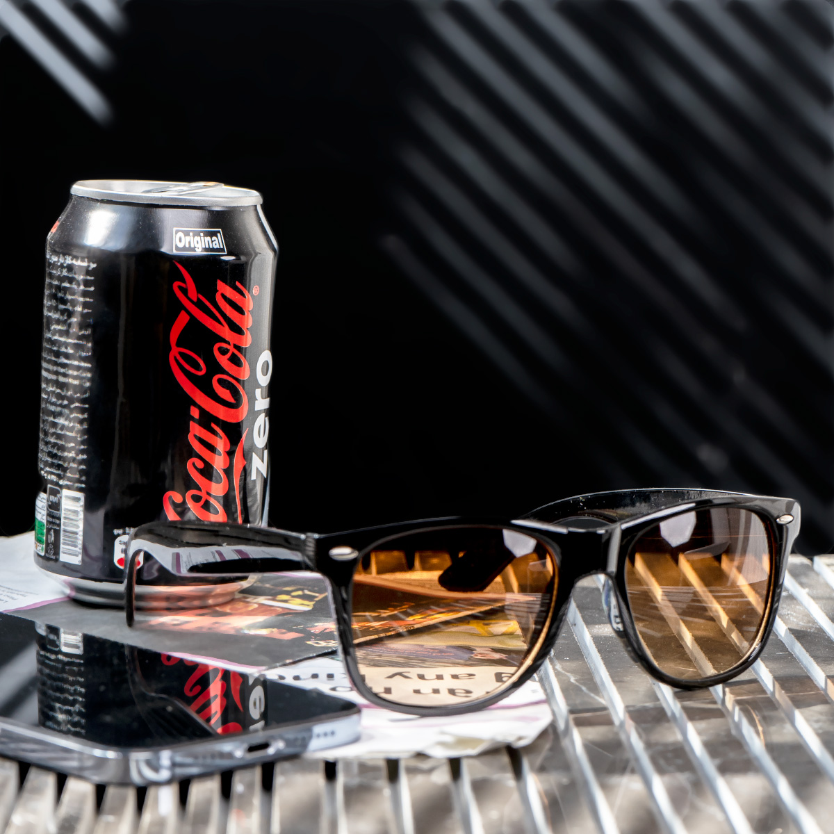 عینک صفحه قهوه ای مدل WF400