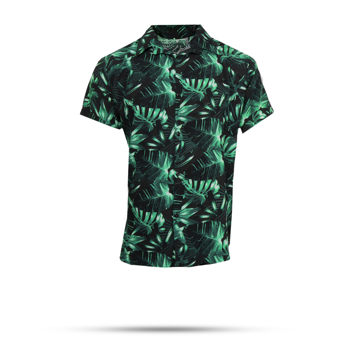 پیراهن هاوایی مردانه طرح برگ مدلEdfan