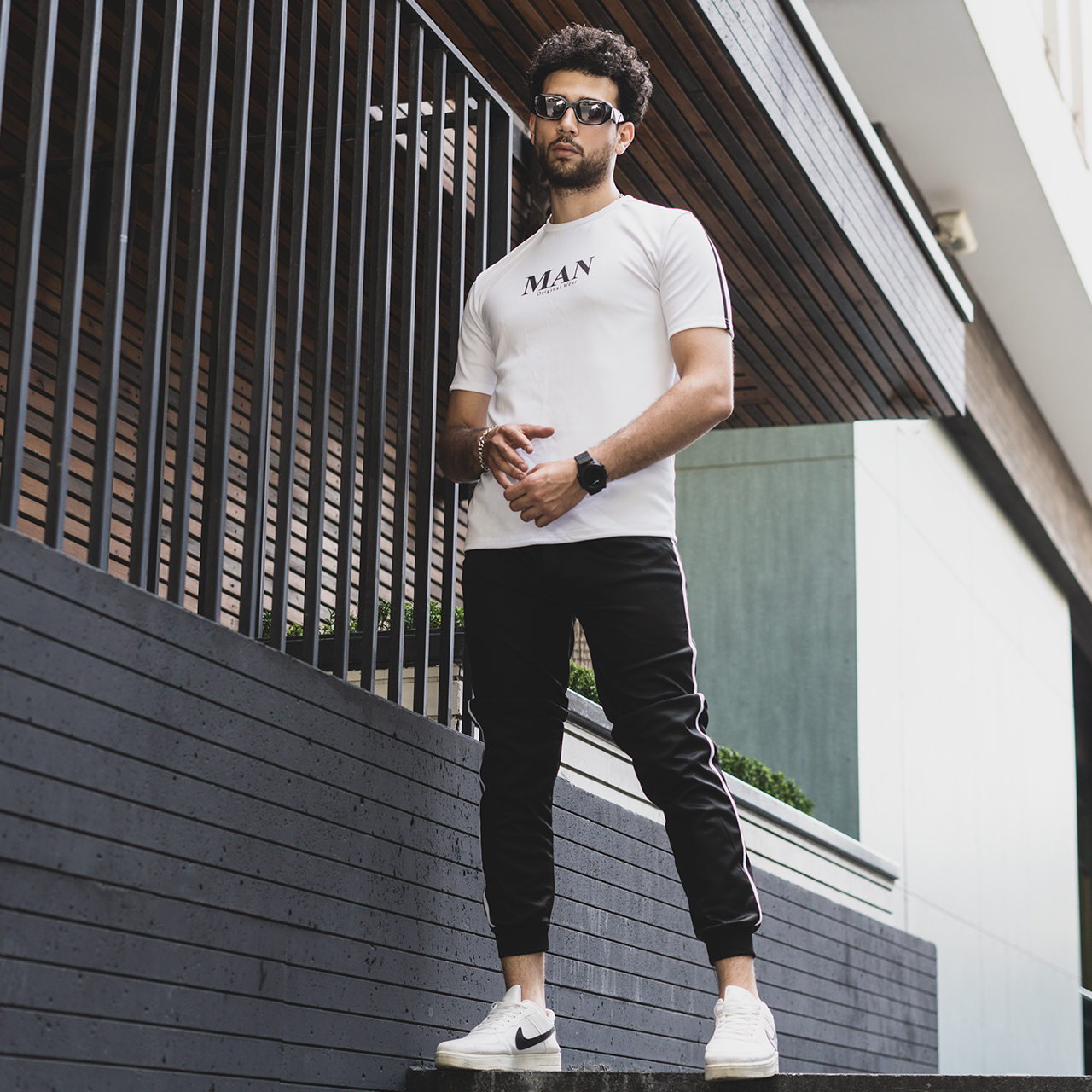 ست تیشرت شلوار MAN مردانه مدل Kamyar