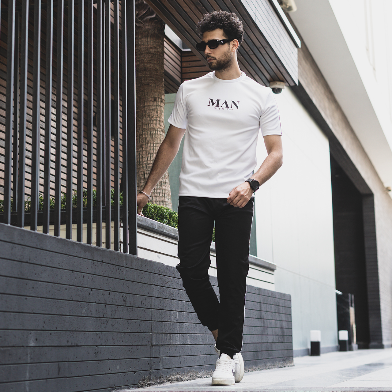 ست تیشرت شلوار MAN مردانه مدل Kamyar