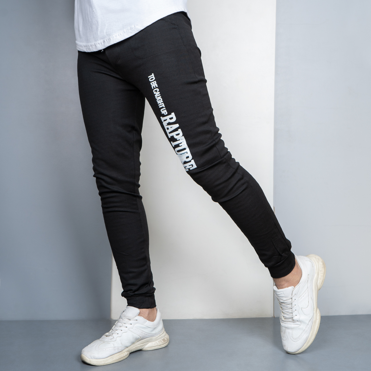 شلوار اسلش مشکی (T) مردانه مدل Rapture