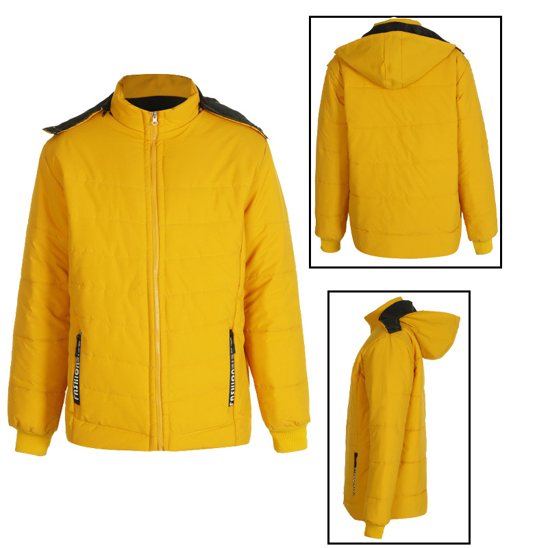 کاپشن مردانه نارنجی مدلAidin