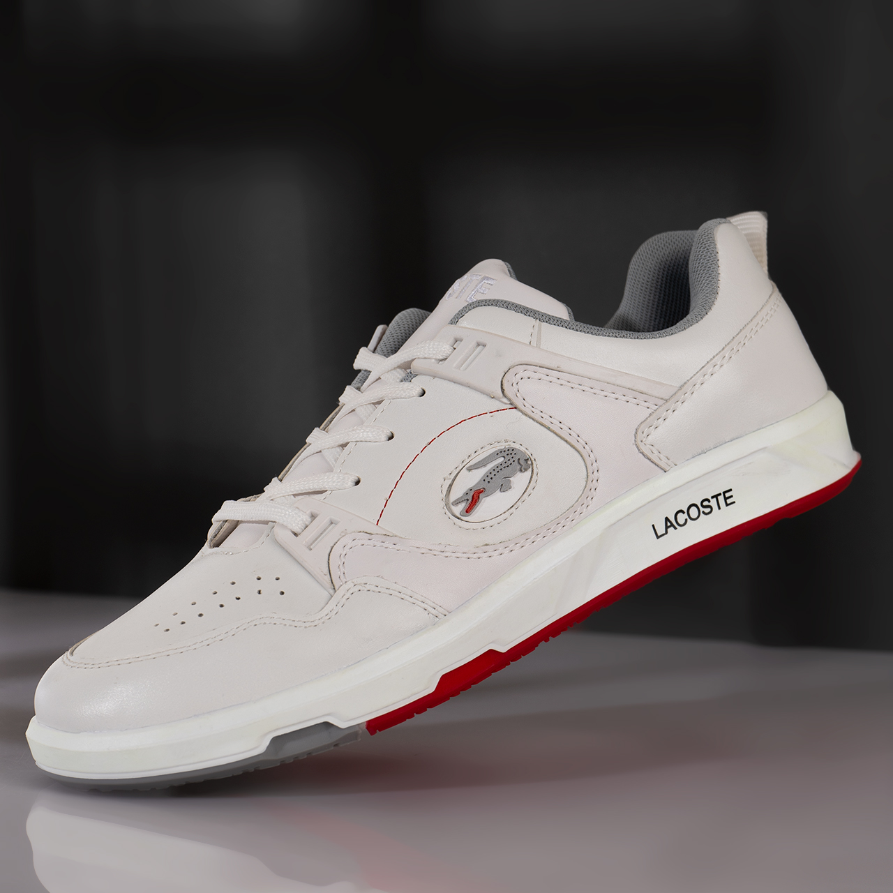 کفش تخت مردانه سفید Lacoste مدل G92