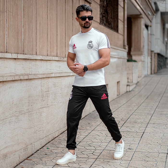 ست تیشرت شلوار مردانه رئال مادرید مدلRM21