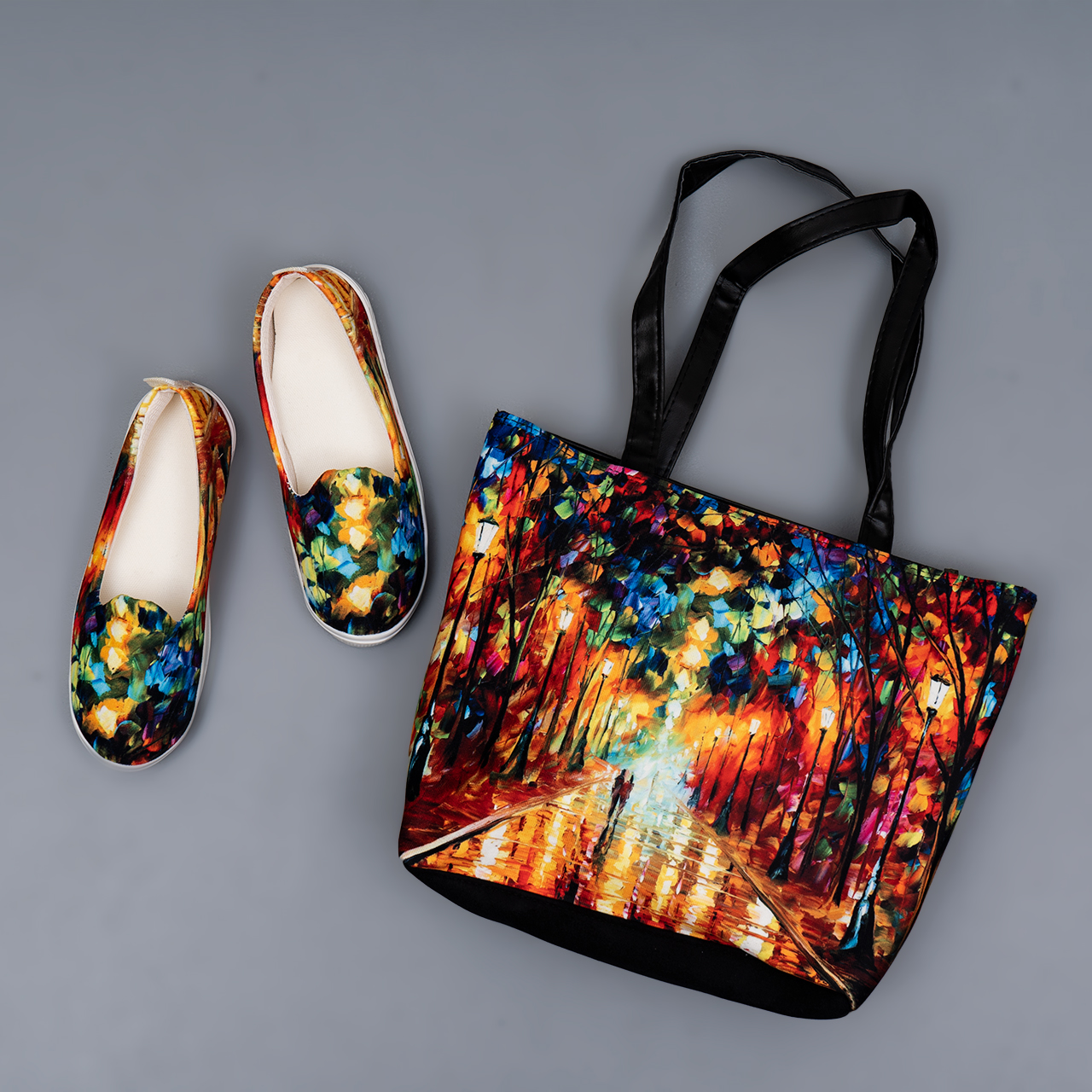 ست کیف و کفش آبرنگی دخترانه مدلX41