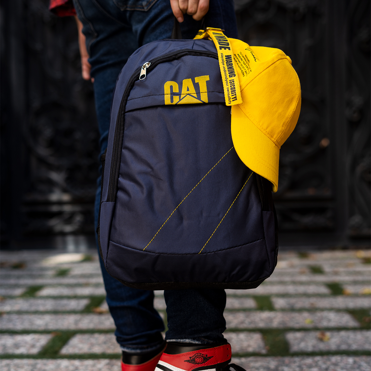 کوله پشتی Cat سرمه ای مدل Barbod