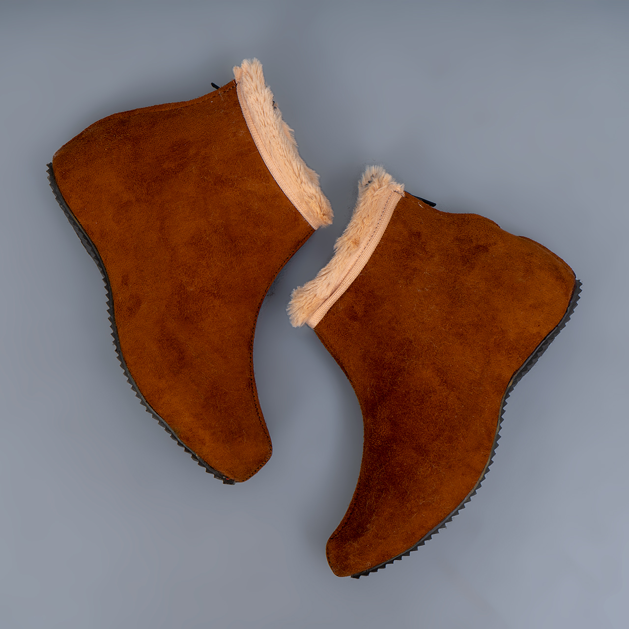 نیم بوت قهوه ای دخترانه مدل X244