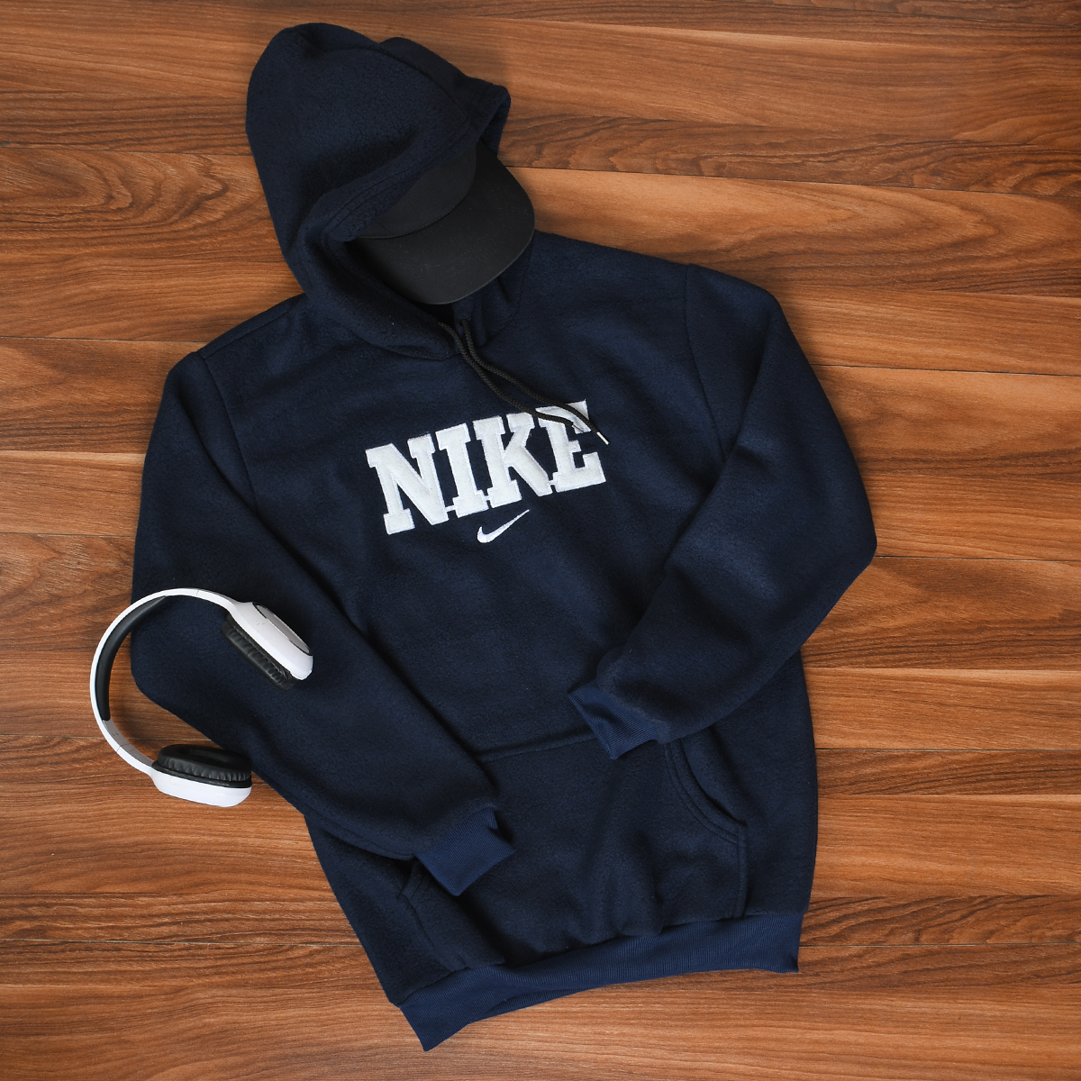 هودی نایک( سفید) سرمه ای مردانه مدل Rator