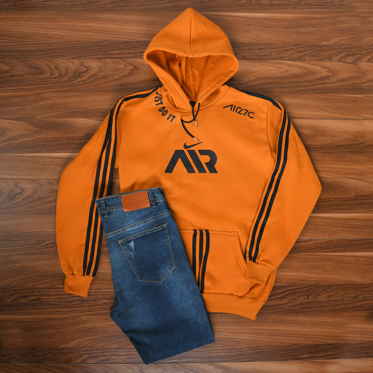 هودی NikeAir خردلی مردانه مدلHaman