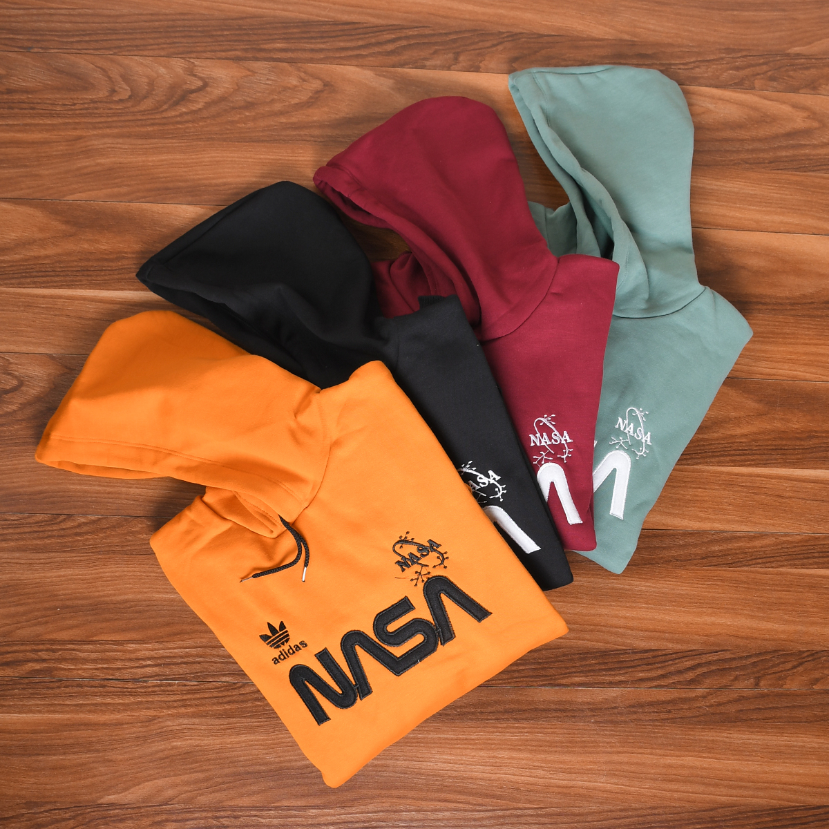 هودی مردانه Nasa خردلی مدل Jason