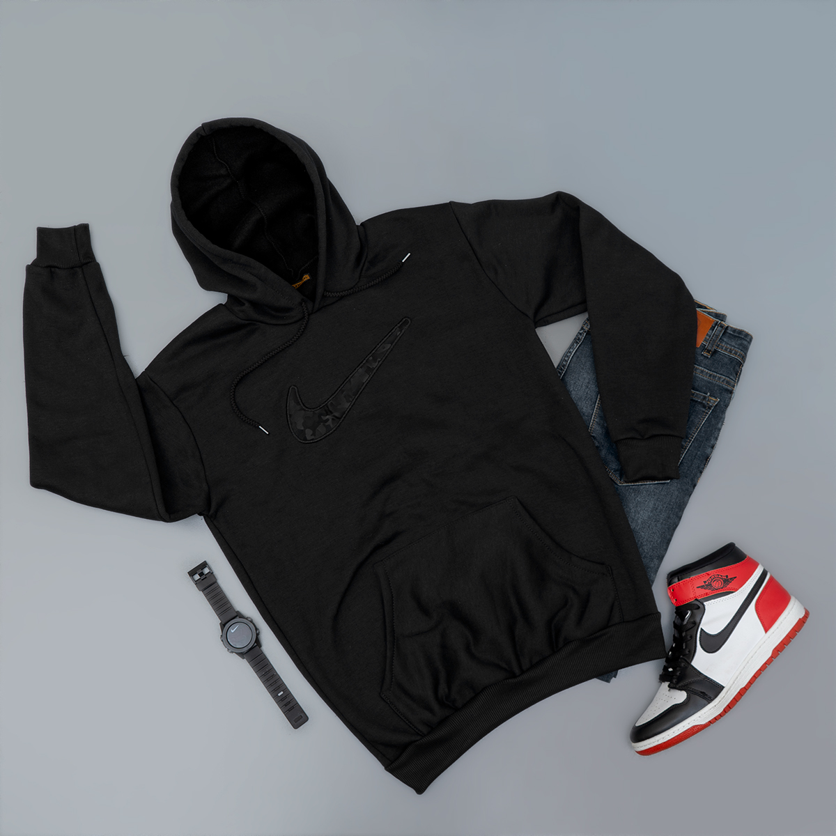 هودی Nike مشکی مردانه مدل Raymond