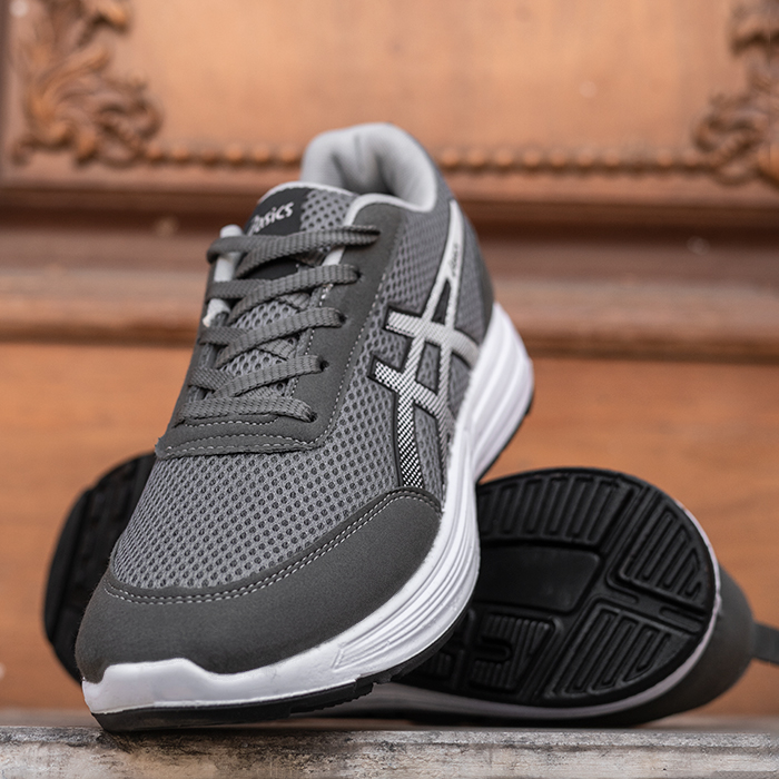 کفش ورزشی Asics طوسی تیره مردانه مدل BARZIN