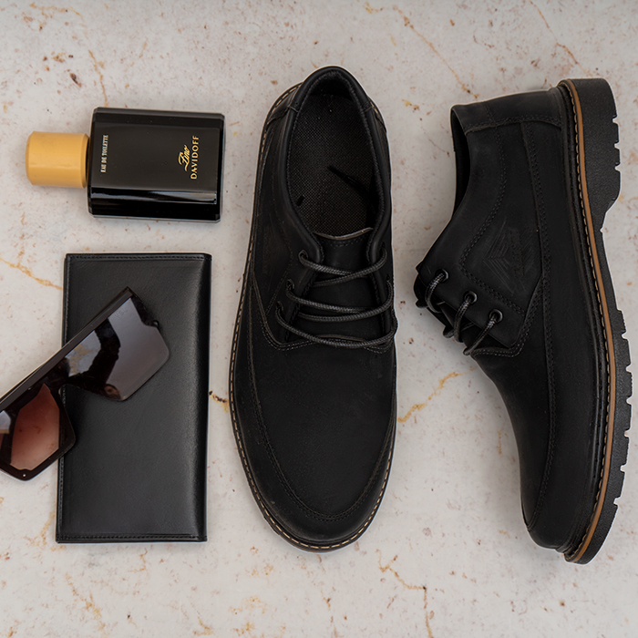 کفش مردانه مشکی مدل Tahsin