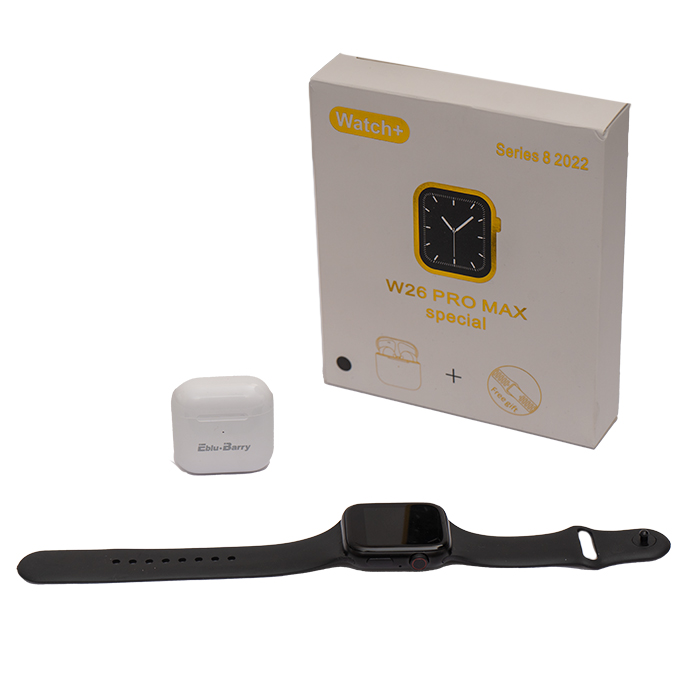 پک ساعت هوشمند و هندزفری مدل W26