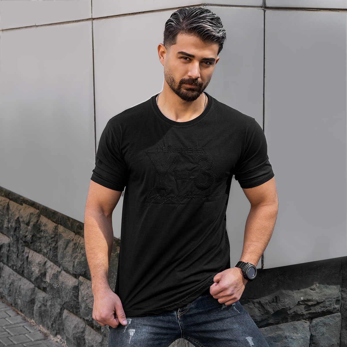 تیشرت Y-3 مشکی مردانه مدل savin