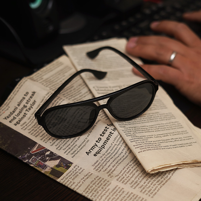 عینک آفتابی مردانه مشکی مدلremax