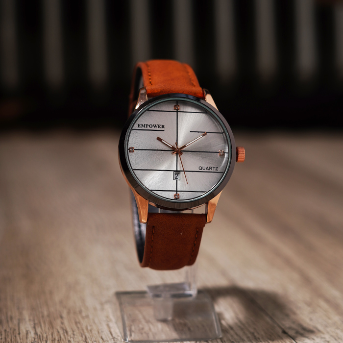 ساعت مچی عسلی empower مدل Quartz