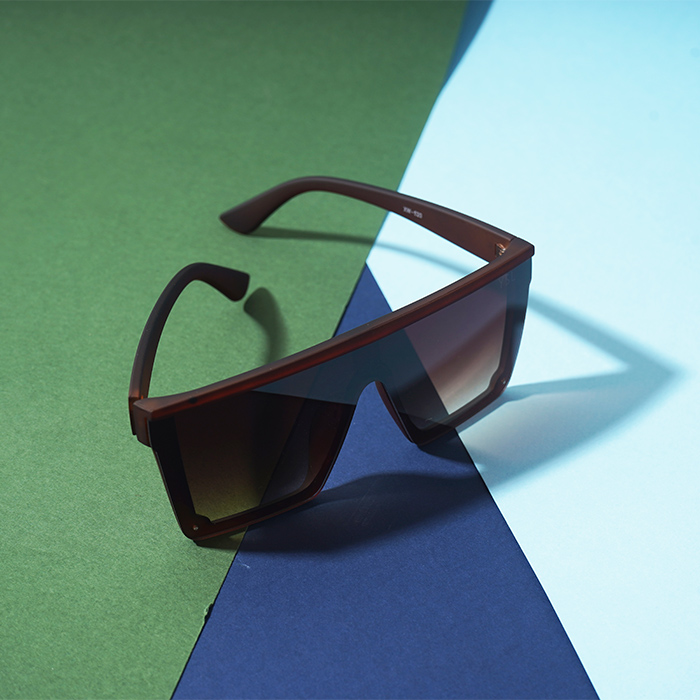 عینک آفتابی قهوه ای مات مدل ysl