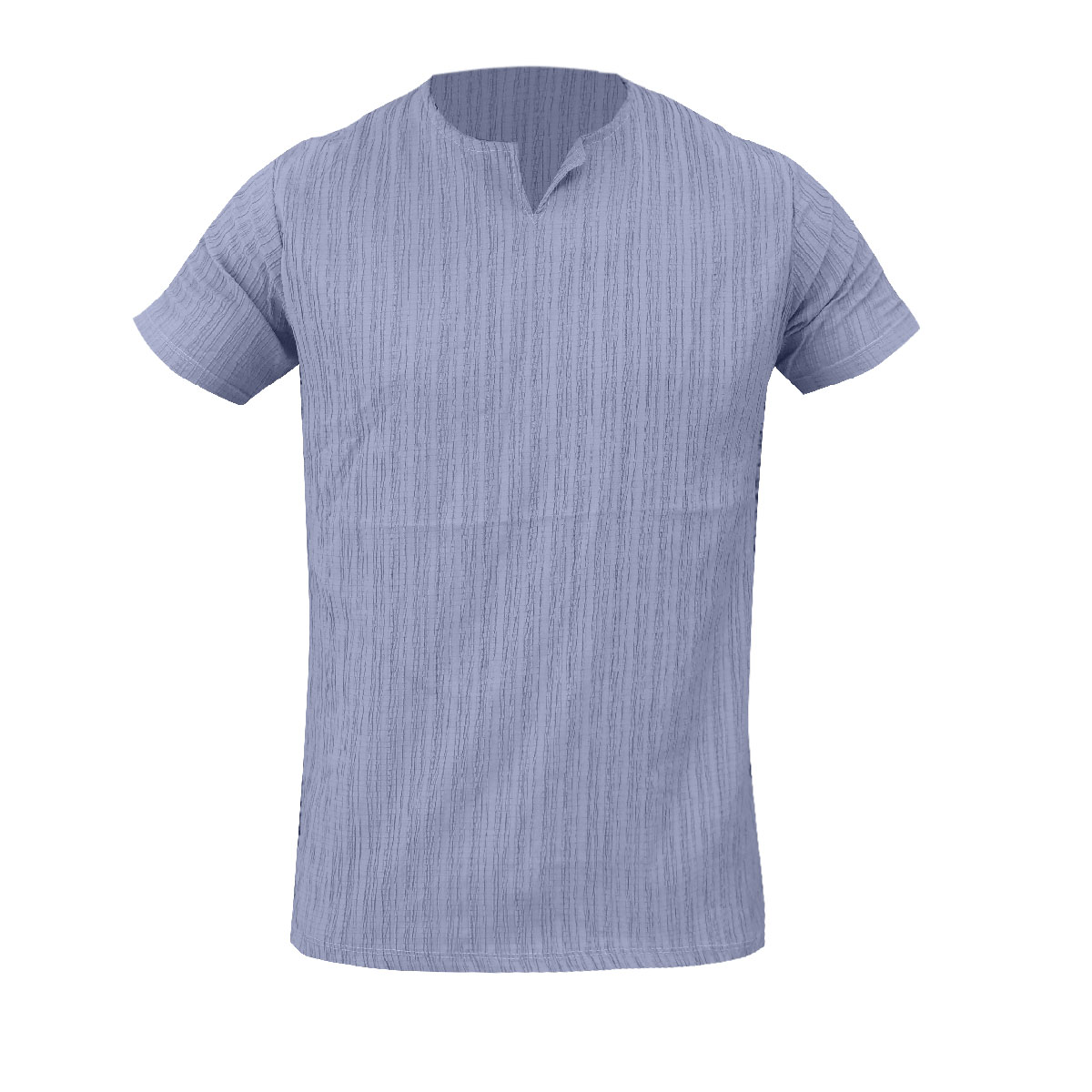 تیشرت مردانه طوسی آستین کوتاه مدل Bardia