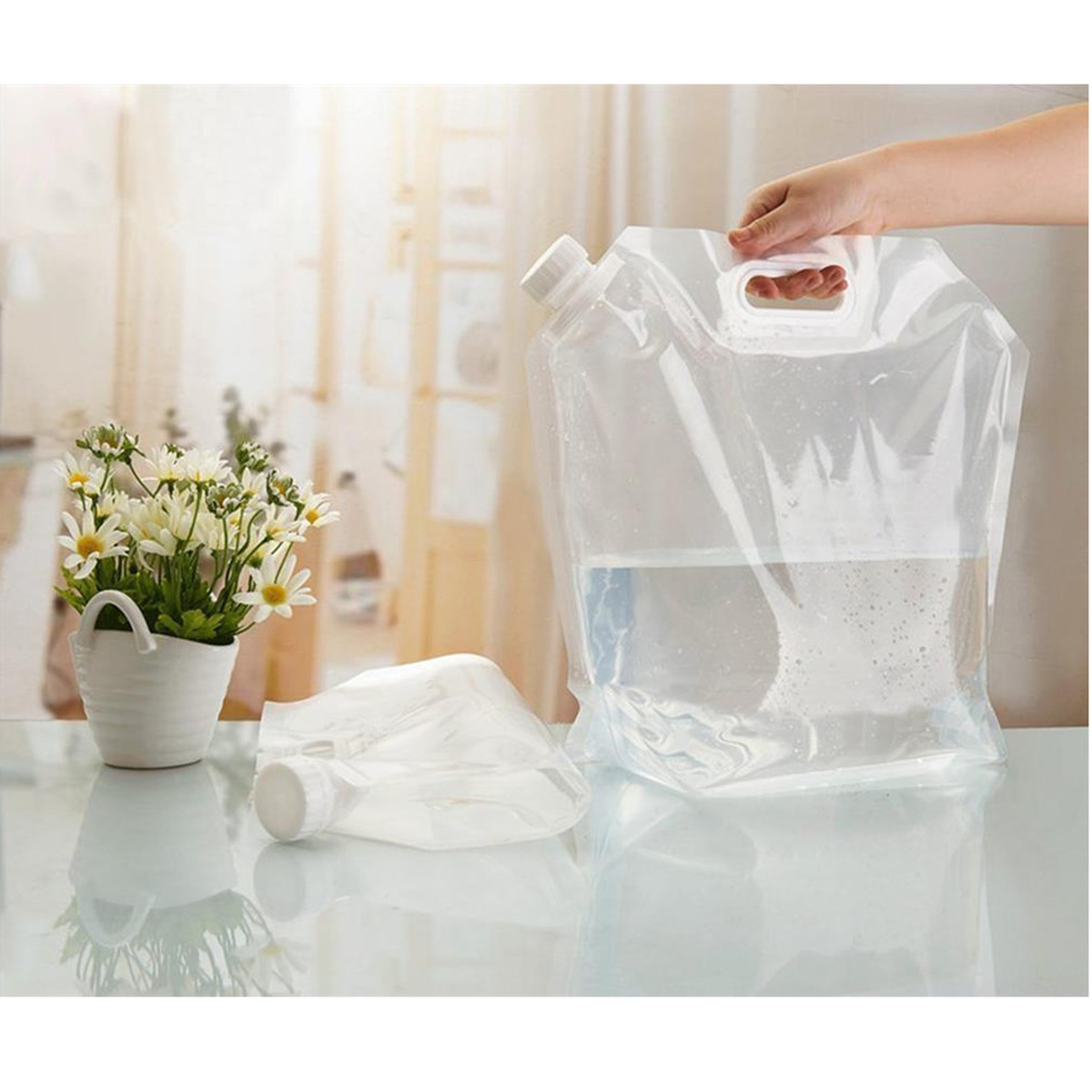 مخزن آب و حبوبات تاشو