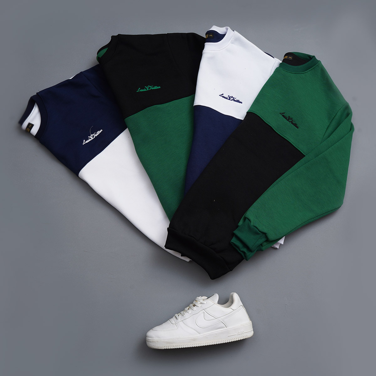 دورس مردانه مشکی سبز مدل Louis