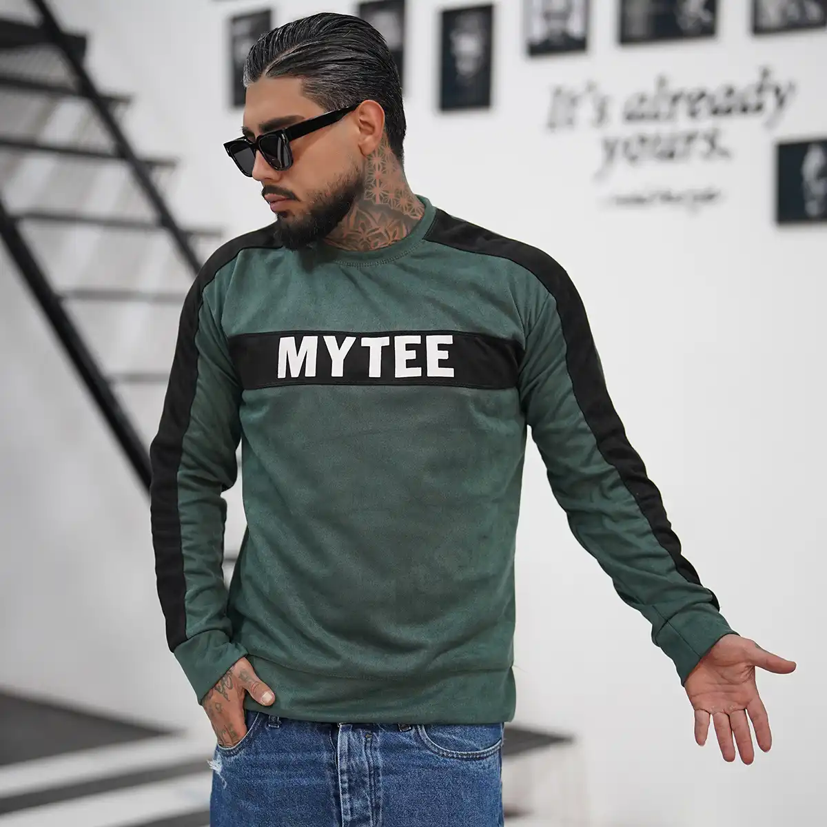 دورس مردانه سبزمشکی مدل MYTEE