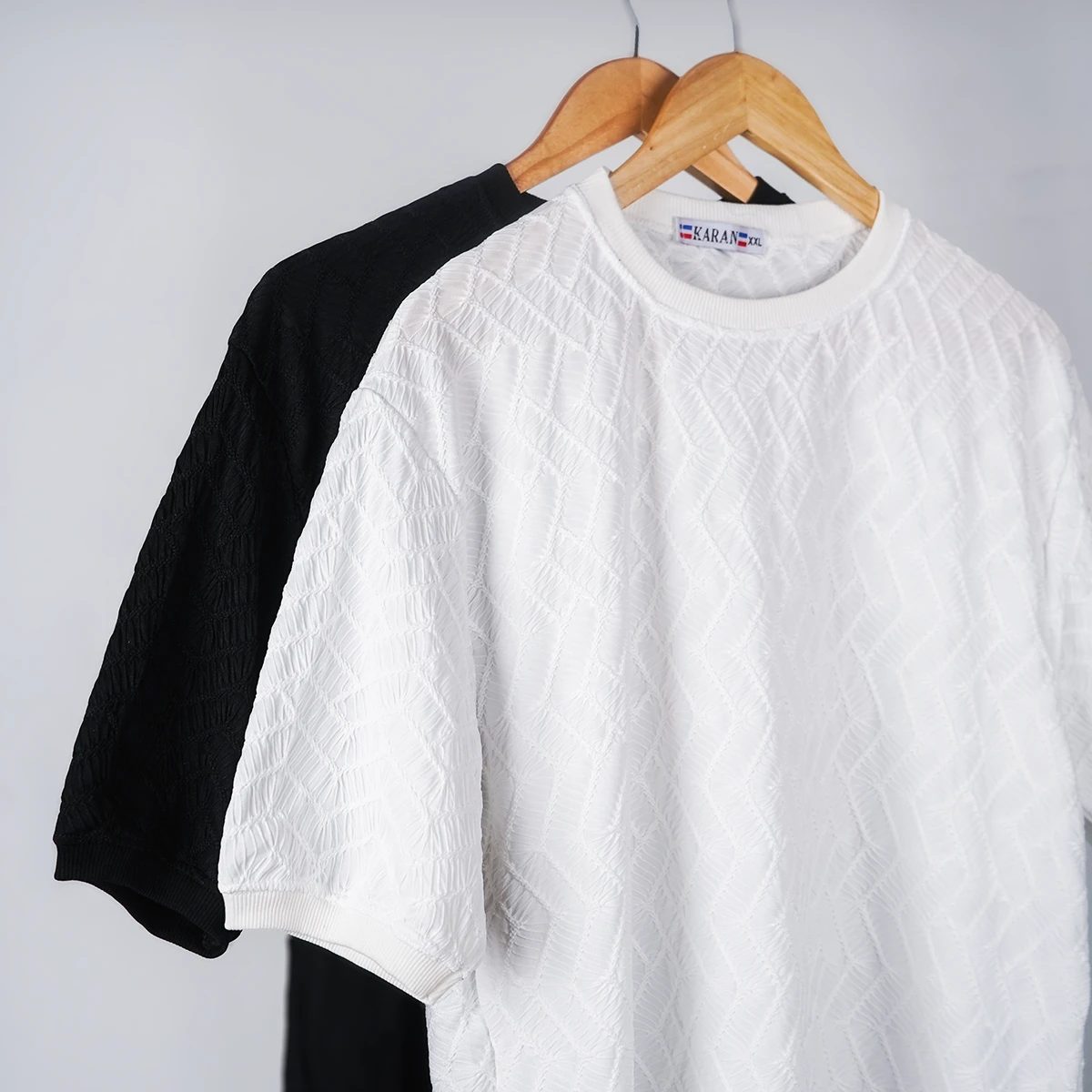 تیشرت سفید مردانه مدل karan