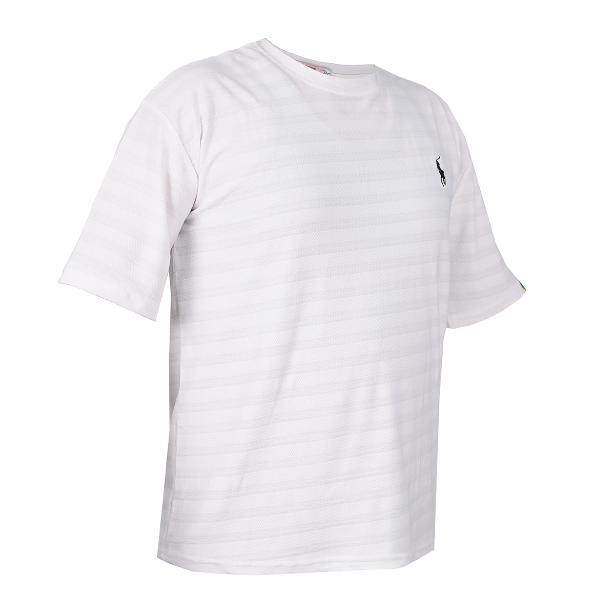 تیشرت مردانه پلو سفید مدل Moroco