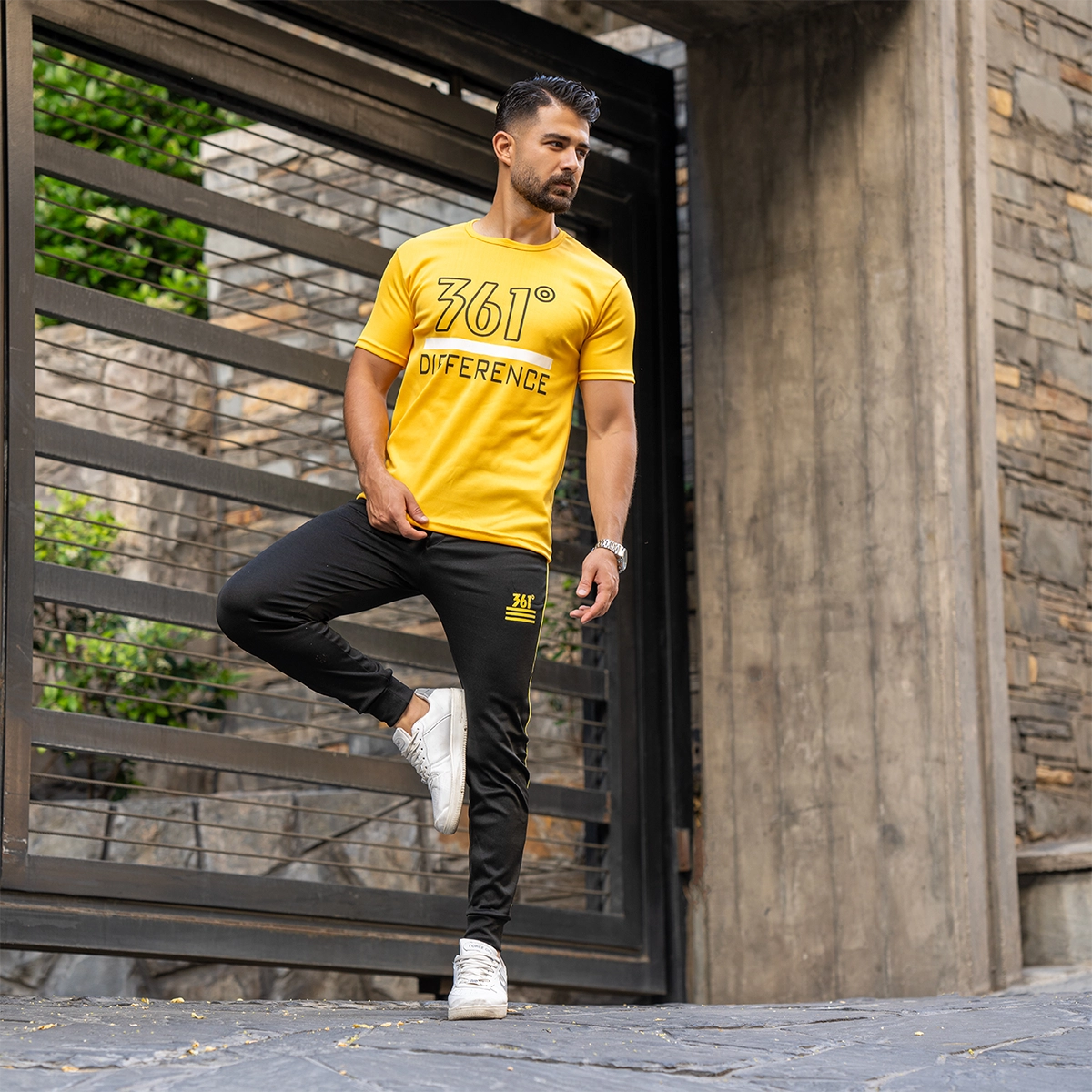 ست تیشرت شلوار361 مردانه مدل Bahnam