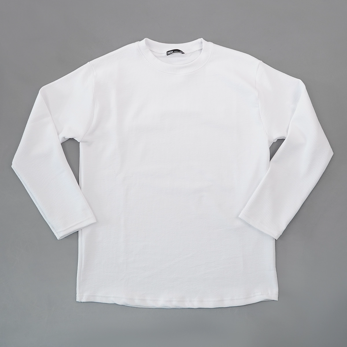 بلوز مردانه آستین بلند سفید مدل Atra