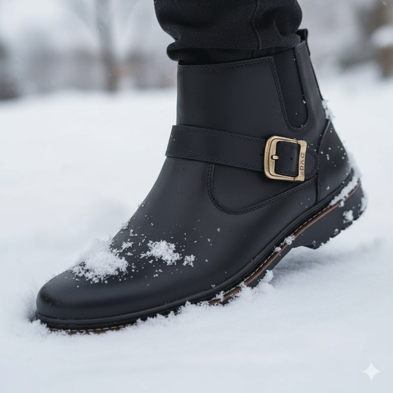 نیم بوت مشکی مردانه مدل Sorush