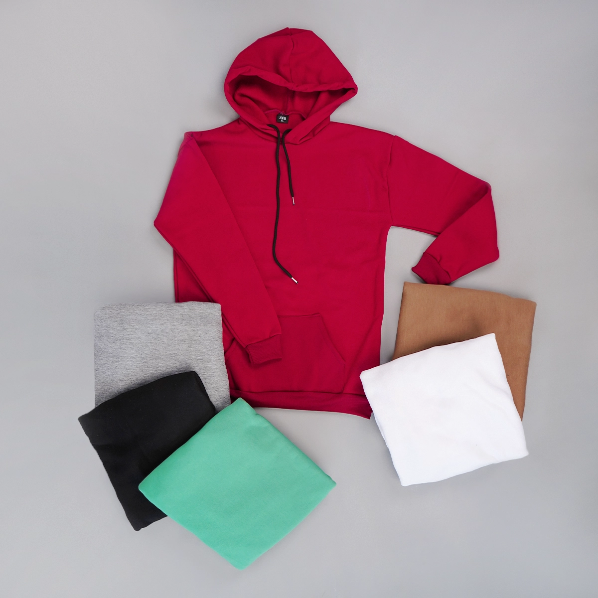 هودی بیسیک طوسی مردانه مدل F71